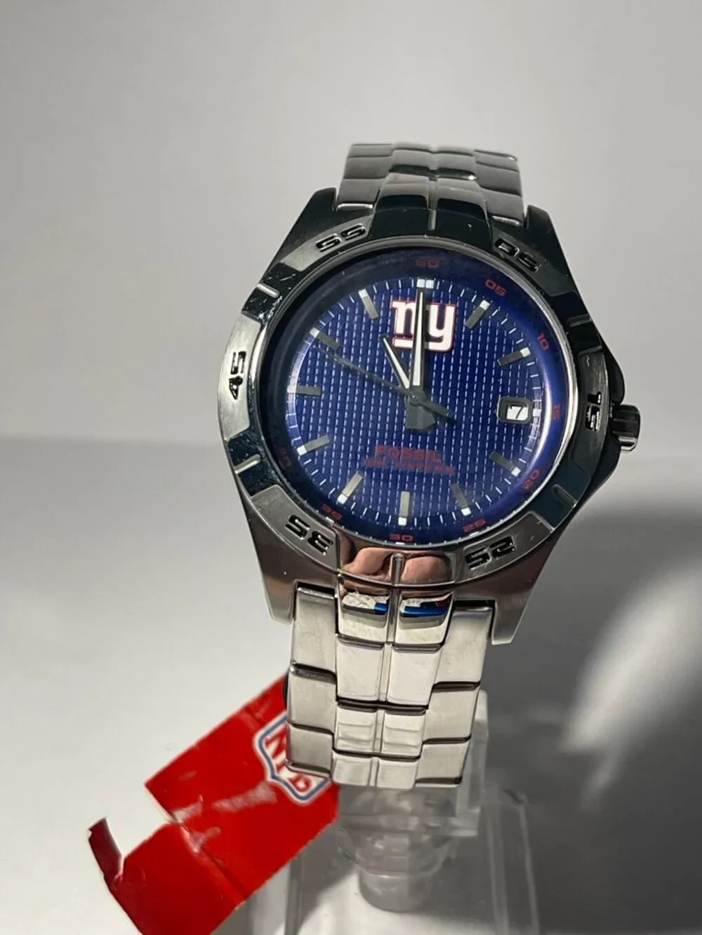 New York Giants NFL Stainless-Steel Watch by Fossil NEW (RARE)